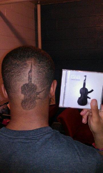 iamdavebriggs's tweet photo. So @TheCab 's #symphonysoldier album came out 4 years ago to the day!? I did this back then. Haha #fresh http://t.co/9RjtEmmt4u