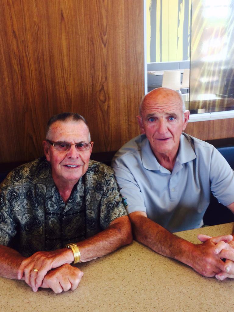 BillySchurman's tweet photo. 164 years of stories & lots more to come #Forbie #Dad #NHL #Crystals #Abbies #Loyalty Time to write a book. http://t.co/OW4DwN5xc4