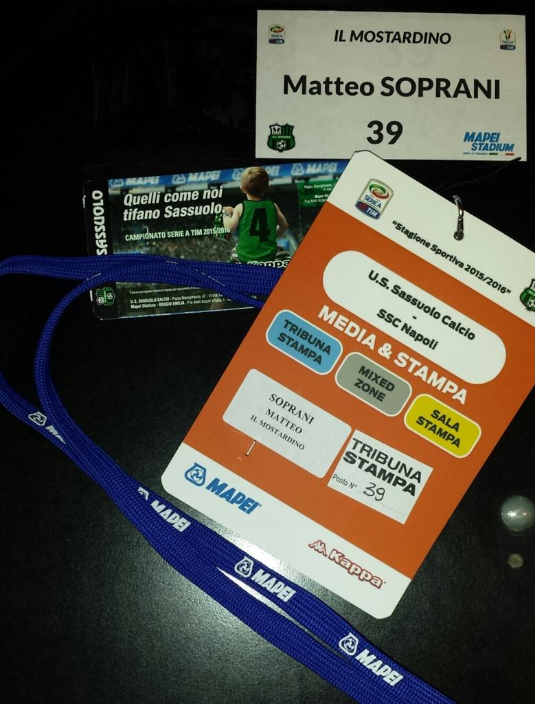 SopraniMatteo's tweet photo. #Vitaparallela #Press #Sassuolo #Napoli #WebRadio5.9 #ilMostardino.it http://t.co/4za25axHj7
