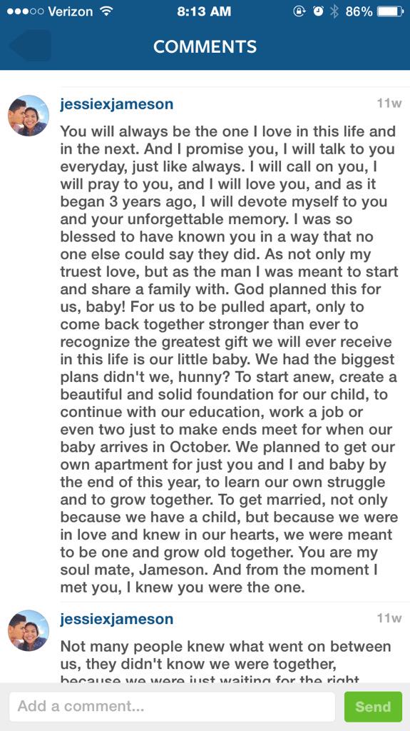 braelynshr's tweet photo. Brought tears to my eyes .. strongest girl yet 👏🏻 late congrats jessie💗!!!! #RipJameson👼🏽 http://t.co/JDbrMZi8sv