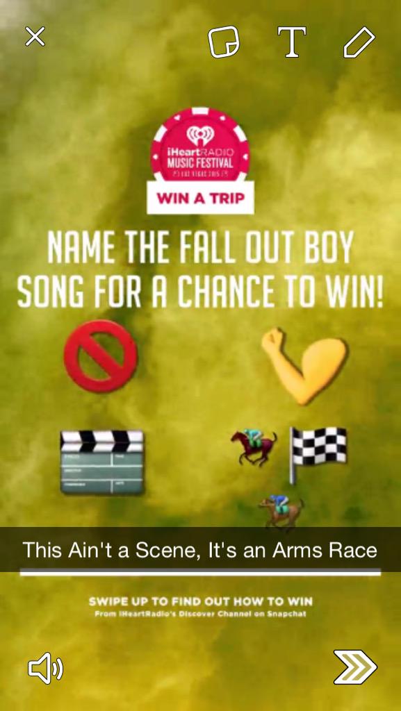 wanderesscas's tweet photo. #iheartsnapcontest @iHeartRadio This ain't a Scene it's an Arms Race http://t.co/IFSSHPXqQC