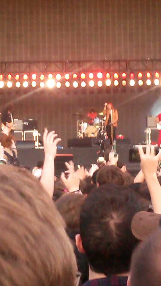 Happy birthday Julian Casablancas!!! Here is a shite photo i took at hyde park       