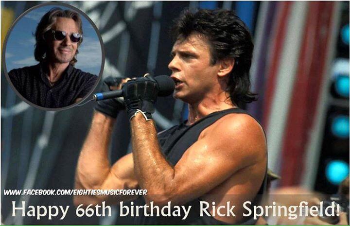 Happy Birthday Rick Springfield! 66 LQQKs handsome on you!    