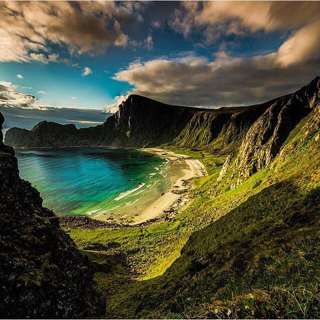 _Nature_Scenes's tweet image. The Hidden Beach, Norway