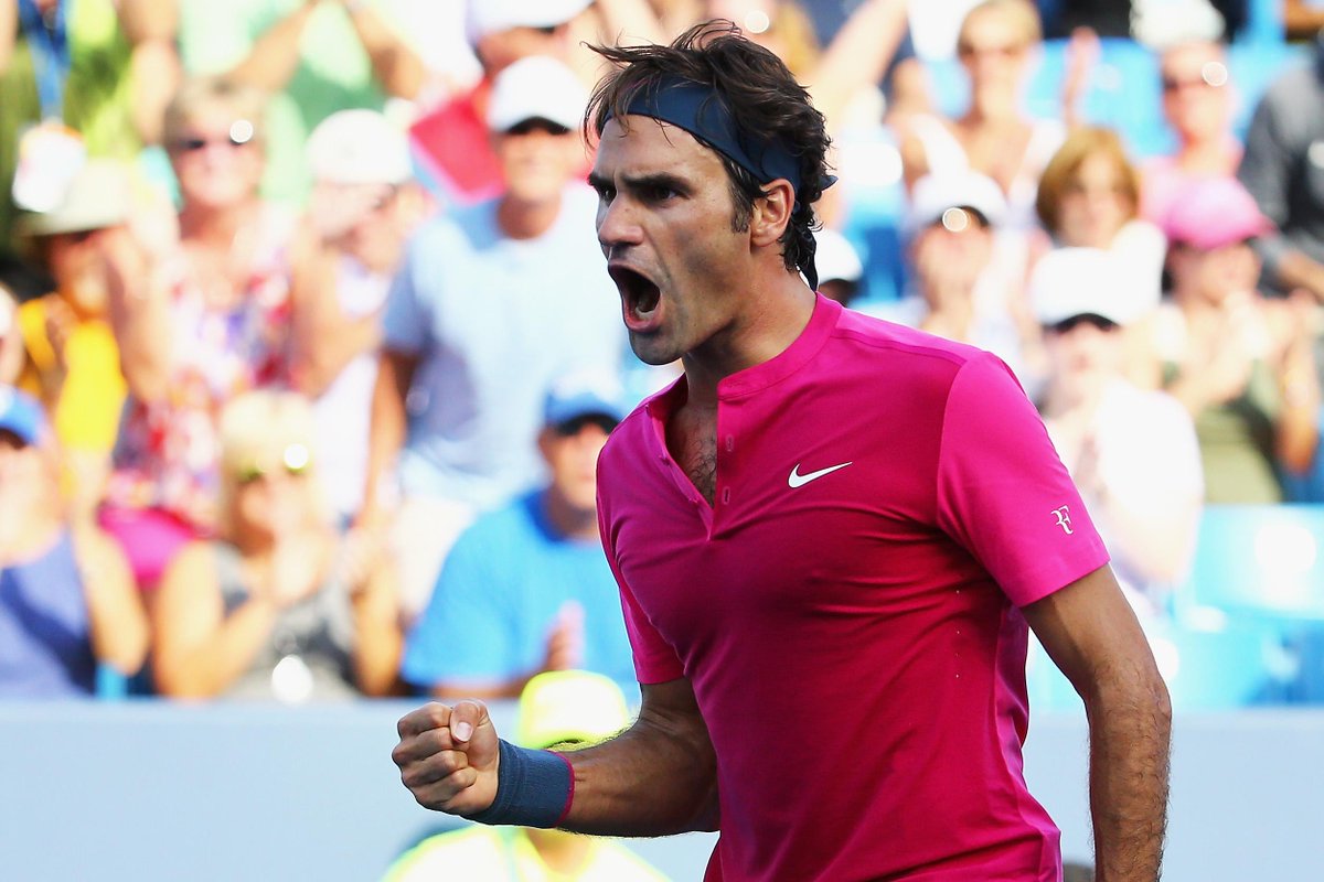 usopen's tweet photo. It's title no. 7 for @CincyTennis for @rogerfederer. We'll see you in New York! #usopen http://t.co/185mpPI5kW