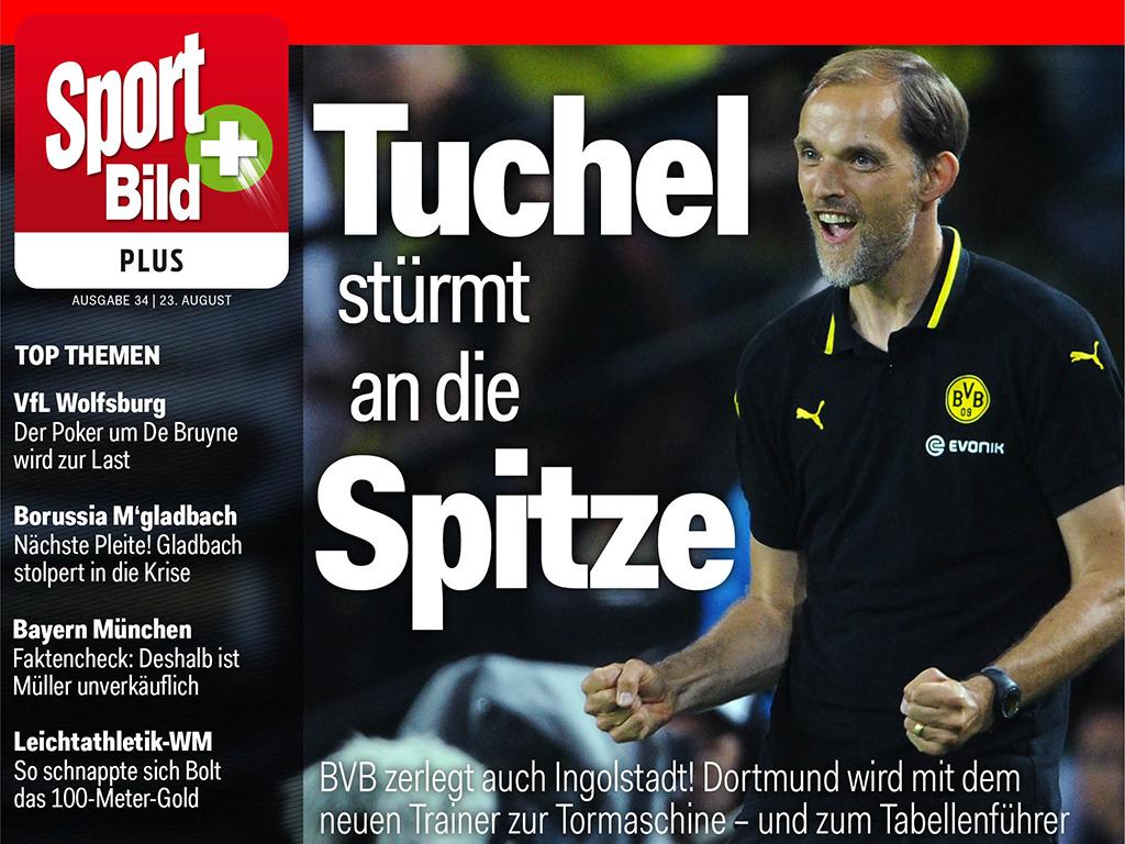 SPORTBILD's tweet photo. Acht Tore, kein Gegentor, #Spitzenreiter - läuft beim #BVB
Die Hintergründe in #SPORTBILDPLUS http://t.co/HwtZzycbCL http://t.co/DSz5c0Eo50
