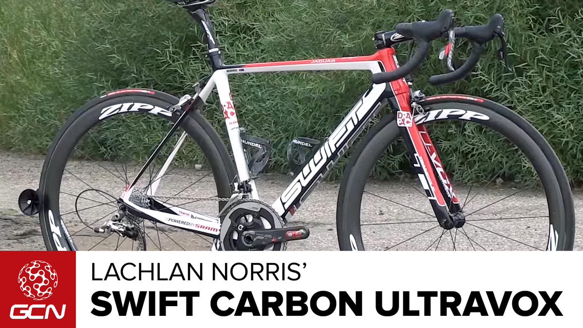 gcntweet's tweet photo. We checked out the @swiftbike Ultravox of @DrapacCycling star Lachlan Norris: http://t.co/X4oCvlDIKX http://t.co/sHA2sCk0XE