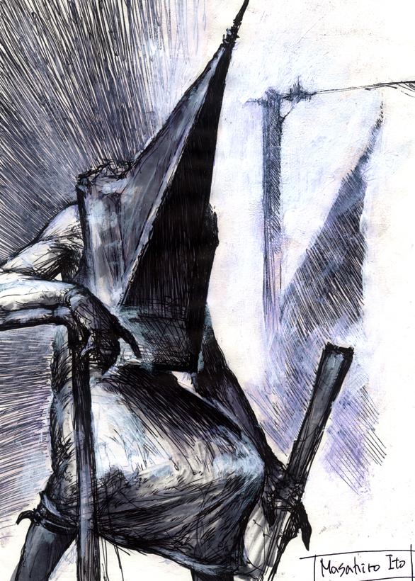 伊藤暢達/Masahiro Ito on X: This part of Pyramid Head's helmet is