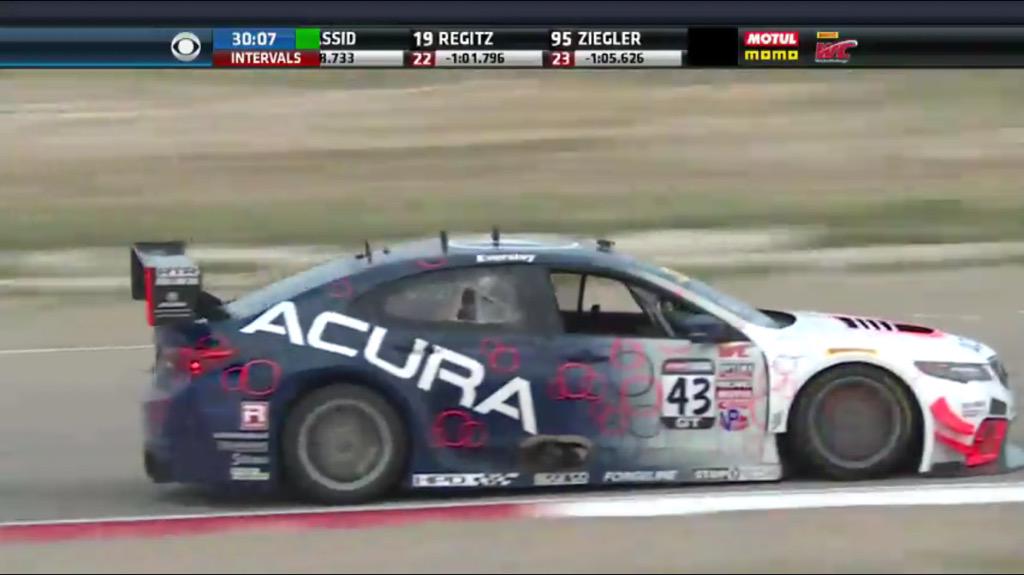 RealTimeAcura's tweet photo. RT @HurricaneBarca: Solid runs for @RealTimeAcura in race 2, with @RyanEversley P9 & @PD42ACURA P11. #PWCMMP http://t.co/khjJaUEiFe