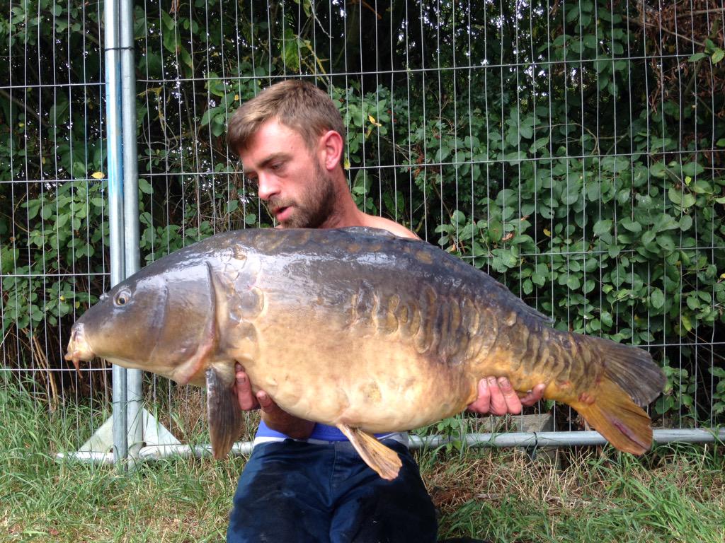 allday_michael's tweet photo. @carpology @KordaOfficial @BigCarpMag @espcarpgear second time using royalty a airballs and bagged this 38lb chunk!! http://t.co/z2O3fJLBYC