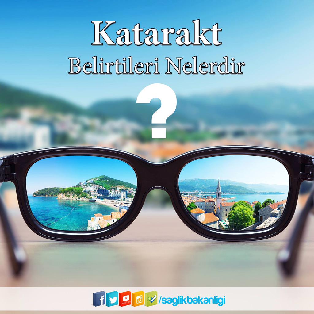 Görmede bulanıklaşma, renklerin matlaşması, gözlük numaralarında meydana gelen sık değişiklik belirtilerindendir.