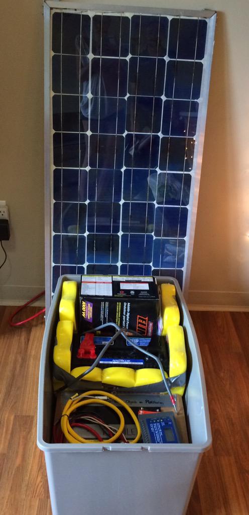 KikiNWood's tweet image. @DSUSO your portable #solar unit is almost ready! Excited for students to use it for frosh week