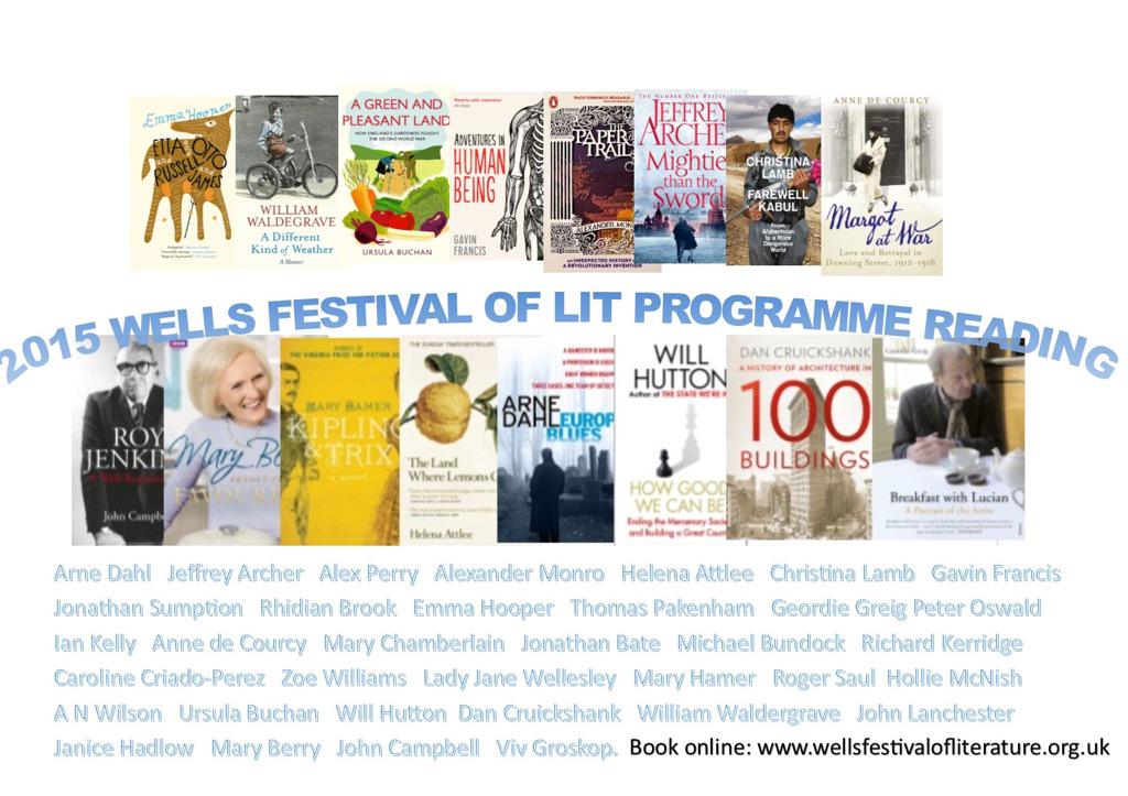 ClairedeSully's tweet photo. 2015 @wellslitfest programme - curated reading at its best. http://t.co/dzvykBSHwA