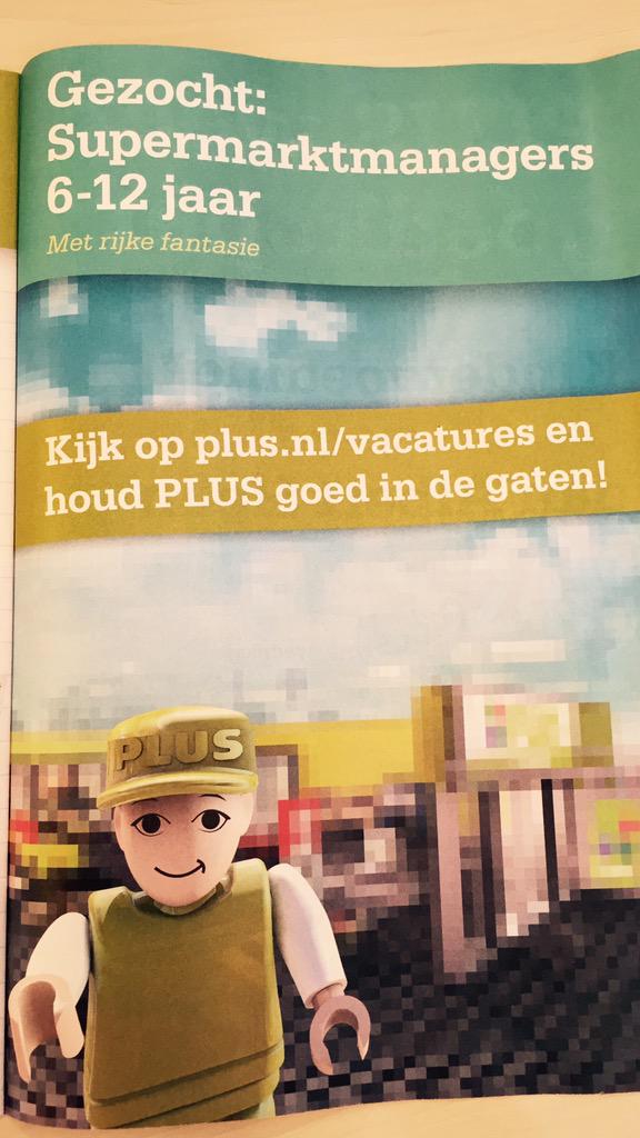 Jeugdige supermarktmanagers... OPGELET: