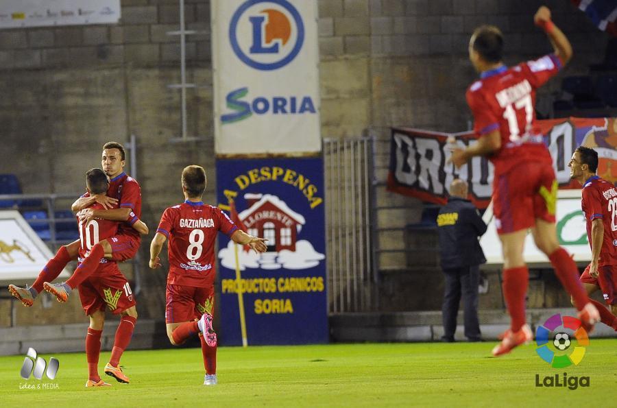 LaLiga's tweet photo. ¡Final en los encuentros de Liga Adelante!
#SDPvECF 2-0
#NUMvCDT 6-3
#NASvALB 2-2
#UDAvLEG 3-2 http://t.co/L0qUtTqAqS