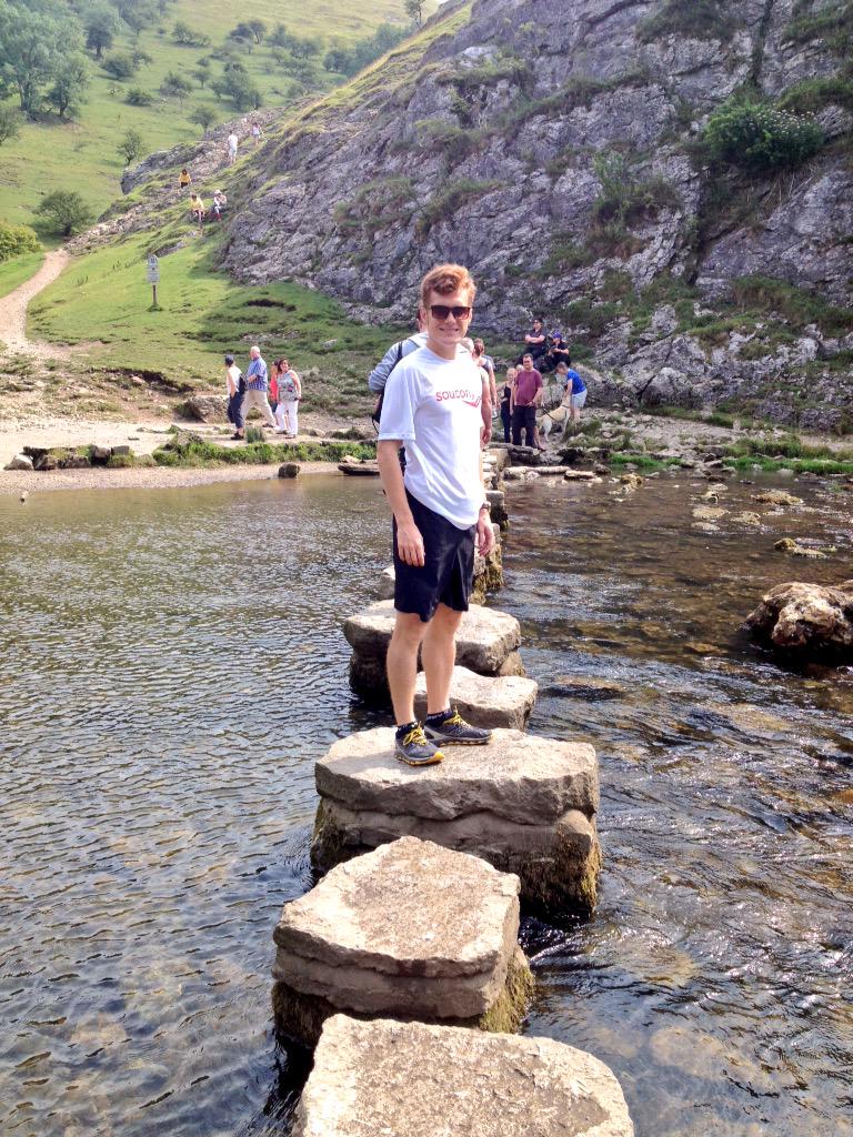 Awesome day in Dovedale with @PeteMatthews7. Can't beat sun, views and cake! #weekendantics