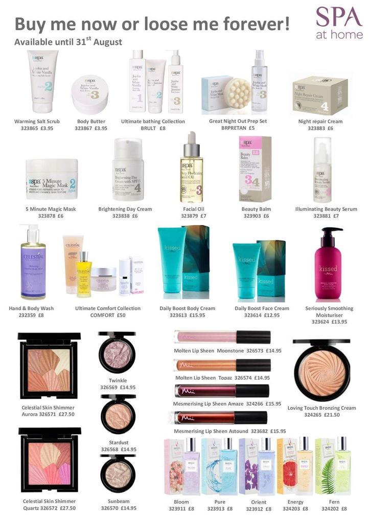 DebSpaAtHome's tweet image. Order now before they go!