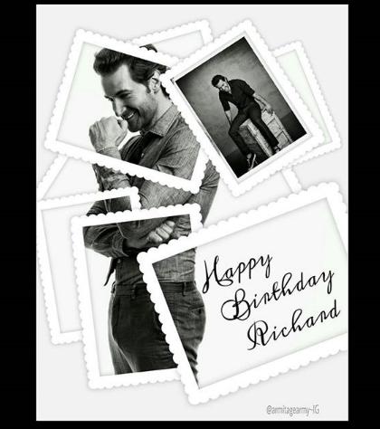 Happy birthday Richard armitage ...  