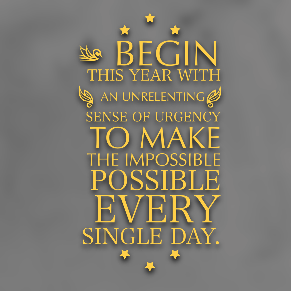 Ms_Schultz9's tweet photo. Begin this year with an unrelenting sense of urgency to make the impossible possible every single day #QuoteOfTheDay http://t.co/suXZkYJVnV