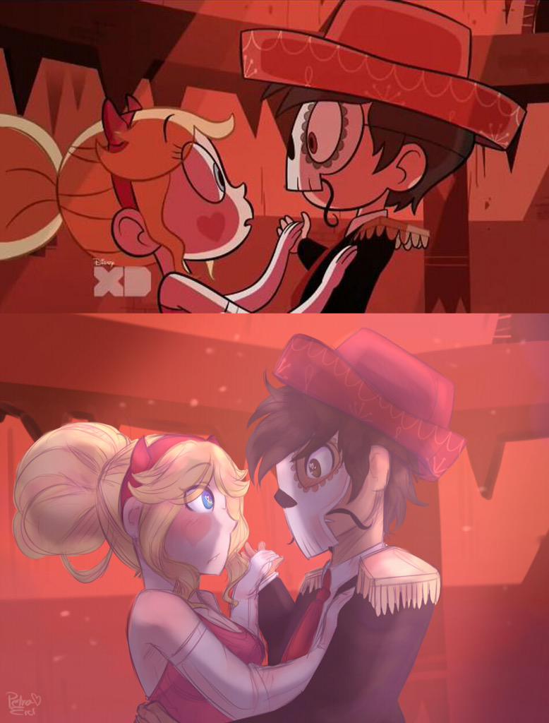 _StarButterfly's tweet image. Remember that time at the Blood Moon Ball, where Marco was so overprotective of me that danced with me? Awkwarddd....