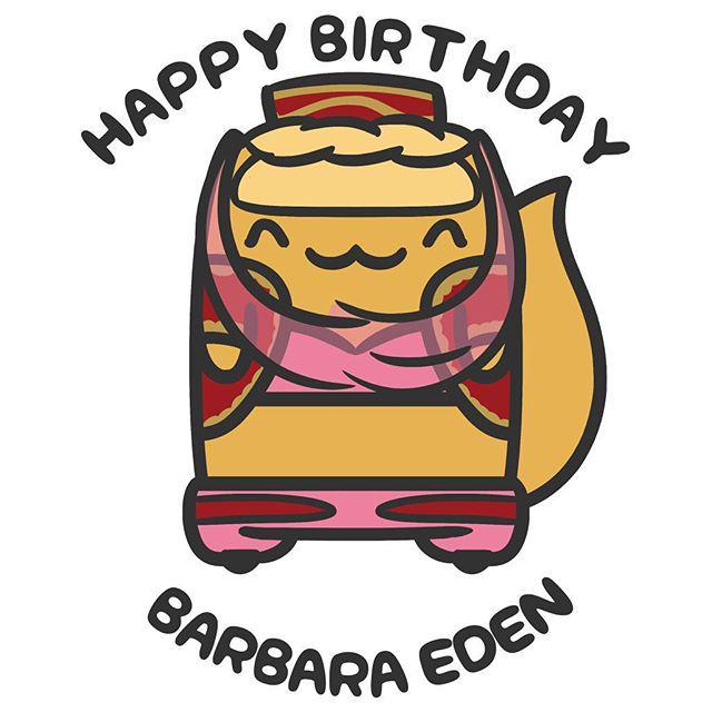 Happy Birthday, Barbara Eden! I always wanted to hang out in her bottle! 