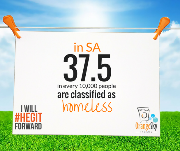 hegitforward's tweet photo. In South Australia 37.5 people in every 10,000 are homeless. Pay it forward with #hegitforward #hpw2015 http://t.co/yQ0YTH0ILg
