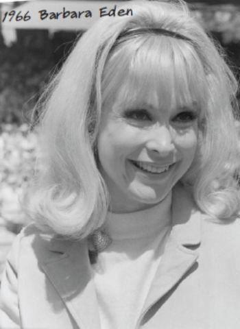 Happy Birthday Barbara Eden!  Photo taken at the 1966 Indianapolis 500. 
