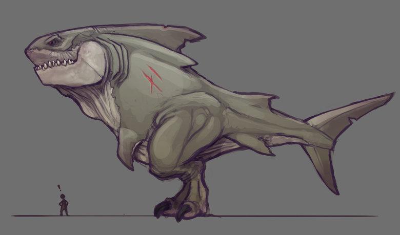 Megalodon Shark Vs T Rex