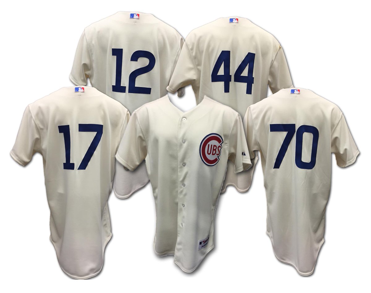 Cubs Authentics on X: Our 1945 throwback jersey auction is now