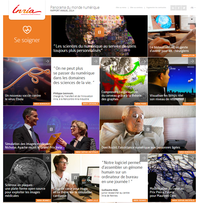 Inria's tweet photo. Les sciences du numérique au service de soins toujours plus personnalisés http://t.co/qoGmIXxZMv #RA2014 http://t.co/QT6jD10oRt