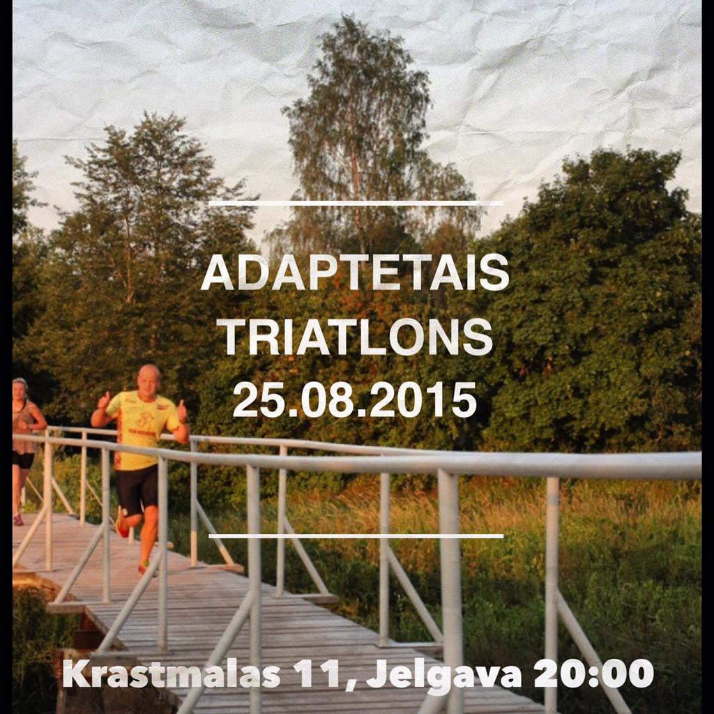 AdventureLab's tweet photo. Rīt tiekamies #AdaptētaisTriatlons sacensībās Jelgavā. Piesakies šodien http://t.co/ZhEEX1L7qp un dalība bez maksas http://t.co/Td2GU2wUki