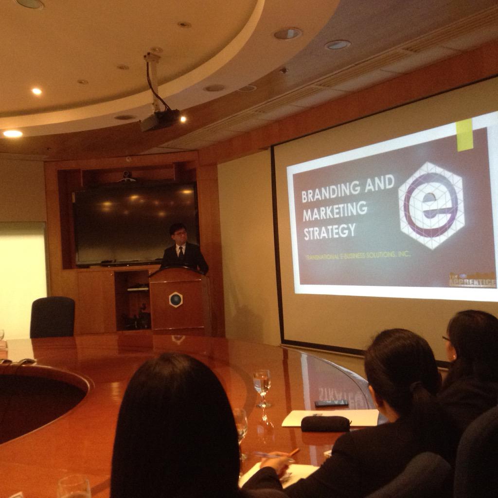 TDGQualityDay's tweet photo. @TDGTA_Marketeam is 1st to present. 

"TESI will test the waters of going outside TDG" - Jun Reyes

#TDGTheApprentice http://t.co/oKT8ZZRCk8