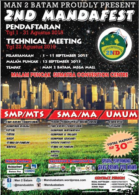 romiirawan20's tweet photo. @SMAN7Bna Assalam.Guys kami dri MAN 2 BATAM mengundang sekolah SMA N 7 untuk gabung di EVENT kami. Buruan join guys http://t.co/sR52pjU4FG