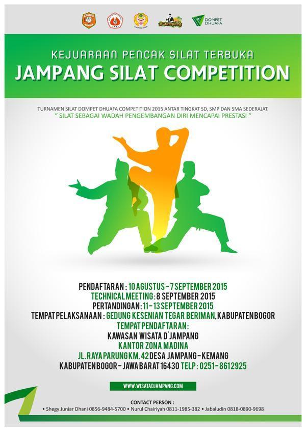 SilatJampang's tweet photo. Undangan Terbuka : Jampang Silat Competition @Dompet_Dhuafa @PencakSilat_ID @PencakSilat_INA @PencakSilatPSSI http://t.co/7yAmgDHyns