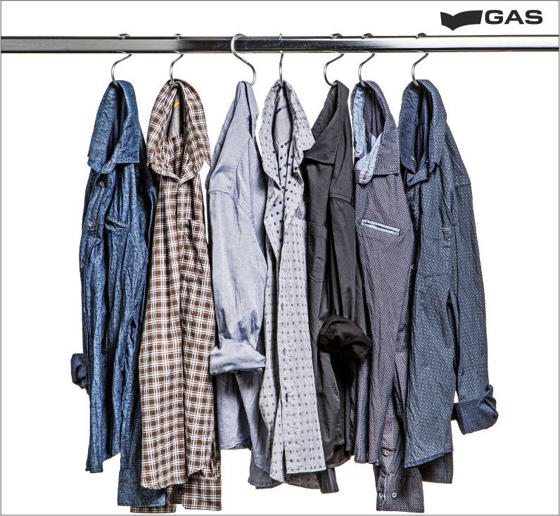 Channel a #lived-in, #metropolitan look with micro and macro checks and #jacquard. Choose #GASJeans. #fashion #trend