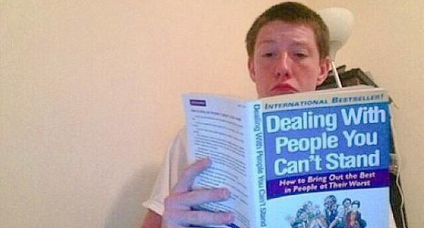 CollegeHumorLol's tweet photo. just getting ready for school 😊 http://t.co/iow1goM6vI