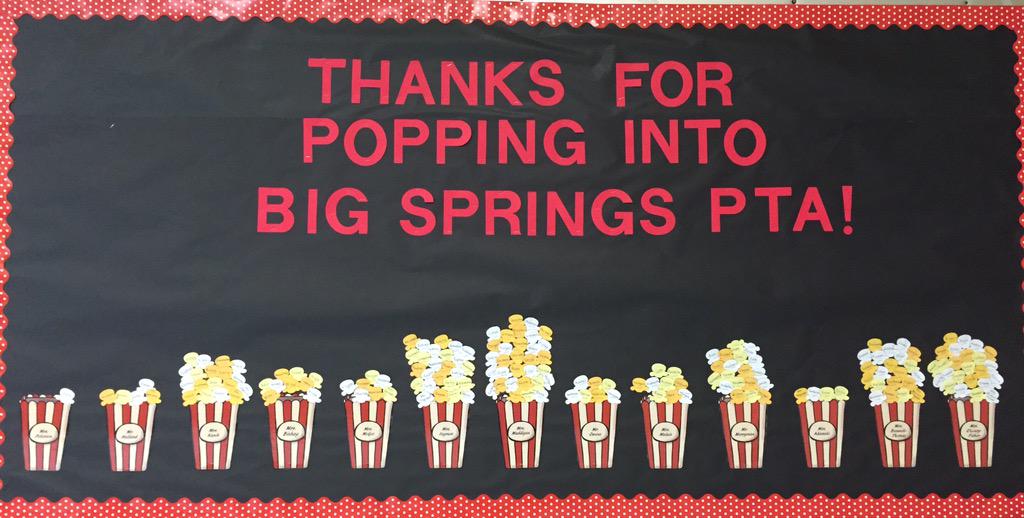 BigSpringsEl's tweet photo. Our PTA is amazing! Let's Get Popping Big Springs! http://t.co/PdIfp9qk4x