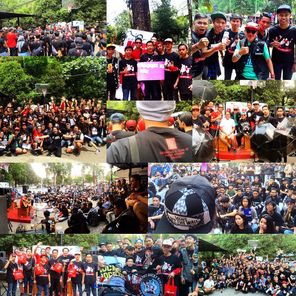 thx for your support FRIENDS! yesterday was awesome

#rr16th #bersamataklukandunia
