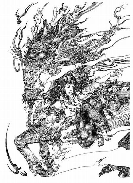 Kai You Op Twitter 寺田克也個展 Terra S Black Marker 2 綿密すぎる一発描きモノクロ作品群 Kai You Http T Co Jliat02dbc ラクガキング こと寺田克也さんが マーカーで描いた緻密な線画などを展示 Http T Co Brecnshjtg