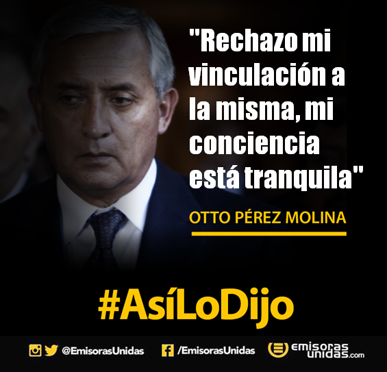 EmisorasUnidas's tweet photo. Estas fueron algunas de las declaraciones del Presidente Otto Pérez Molina.
¿Qué opina del mensaje qué envió? http://t.co/PmOYFWRiaP