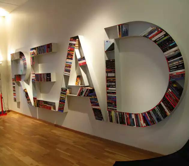 A bookshelf this large you need a big wall space to house them