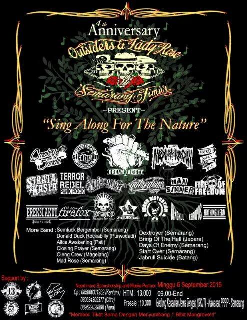 Band jagoan kami @Man_Sinner30  akan ugal-ugalan di kota semarang tgl 6 september ... Datang kalau berani...