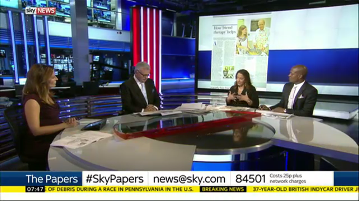 CuratorsAwesome's tweet photo. Check out @shaawasmund on @skynews with @eamonnholmes. More on Shaa: http://t.co/ftxKADg1At #skynews #DoLessGetMore http://t.co/ZprMtRtXtq