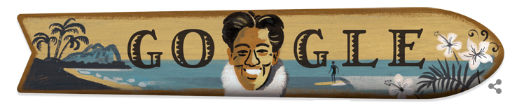 GavinJones7's tweet photo. New Google Doodle Honors Duke Kahanamoku, the Father of Surfing http://t.co/F5lwPAdWuk http://t.co/xDdsOceg99
