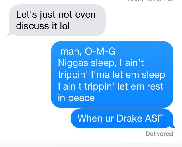 Nature_Sims's tweet image. When u Drake af 😂😂