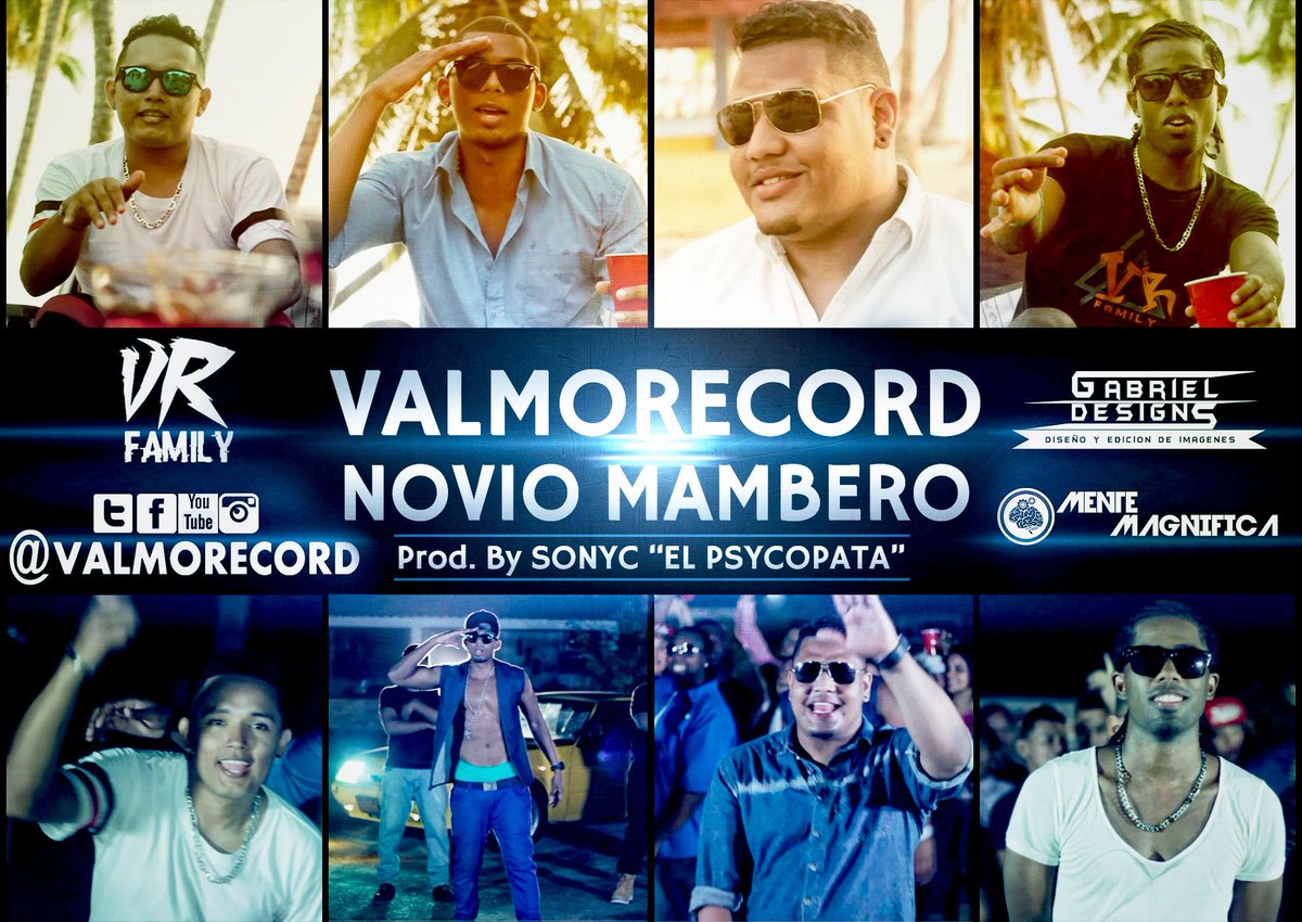 jacksonvr16's tweet image. @MAMBRU72 Disfruta dl video nuevo d @Valmorecord titulado(Novio MamBero) llega al link youtu.be/6F3DBPclFQI