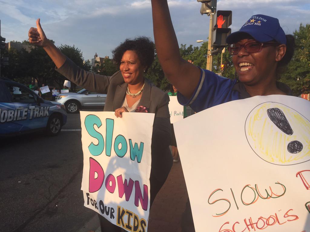 MayorBowser's tweet image. School is back in session. The speed limit is 15 MPH in all DC school zones. Let’s keep our kids safe. #SlowDownDC