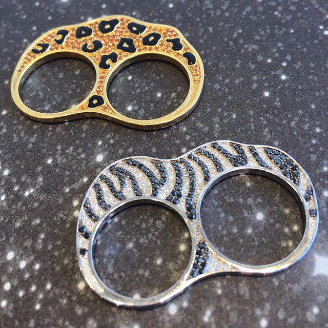 Earn your #stripes (&amp; #spots) Find Nessa Jewelry's double #knucklering instore now @ Sauce Rocks. #Jewelry #Dubai