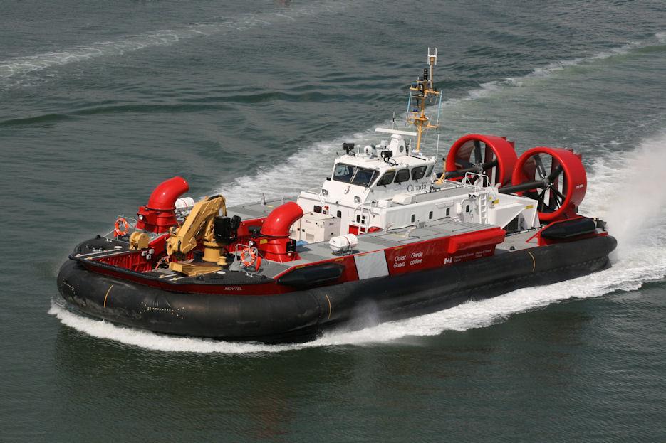 現在、ACV（ホバークラフト）運用している沿岸警備隊って、韓国海警