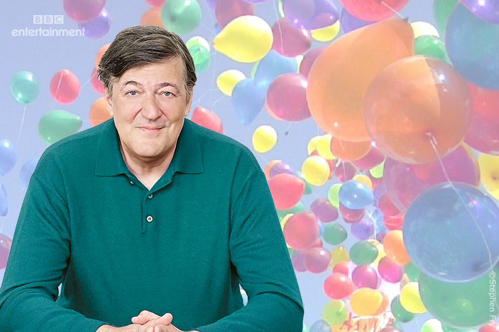 Hoping Stephen Fry doesn\t have Gerascophobia!  Happy Birthday Mr Fry - writer, QI host and National Poppet! 